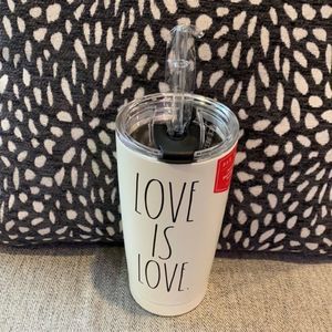 Rae Dunn Love is Love Stainless Steel Tumbler